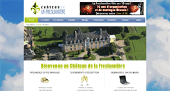 Desktop Screenshot of chateau-lafreslonniere.com